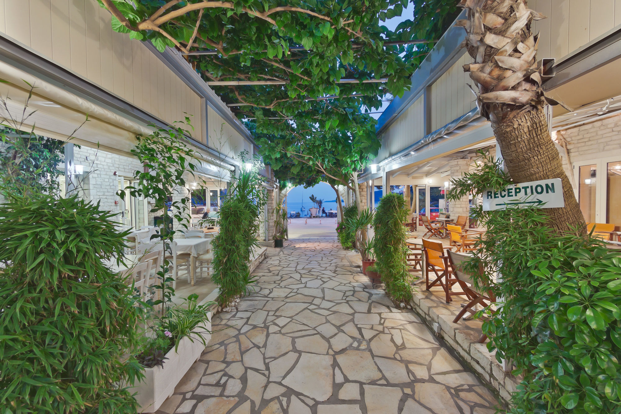 Rouda Bay Beach Hotel Mikros Gialos Bagian luar foto