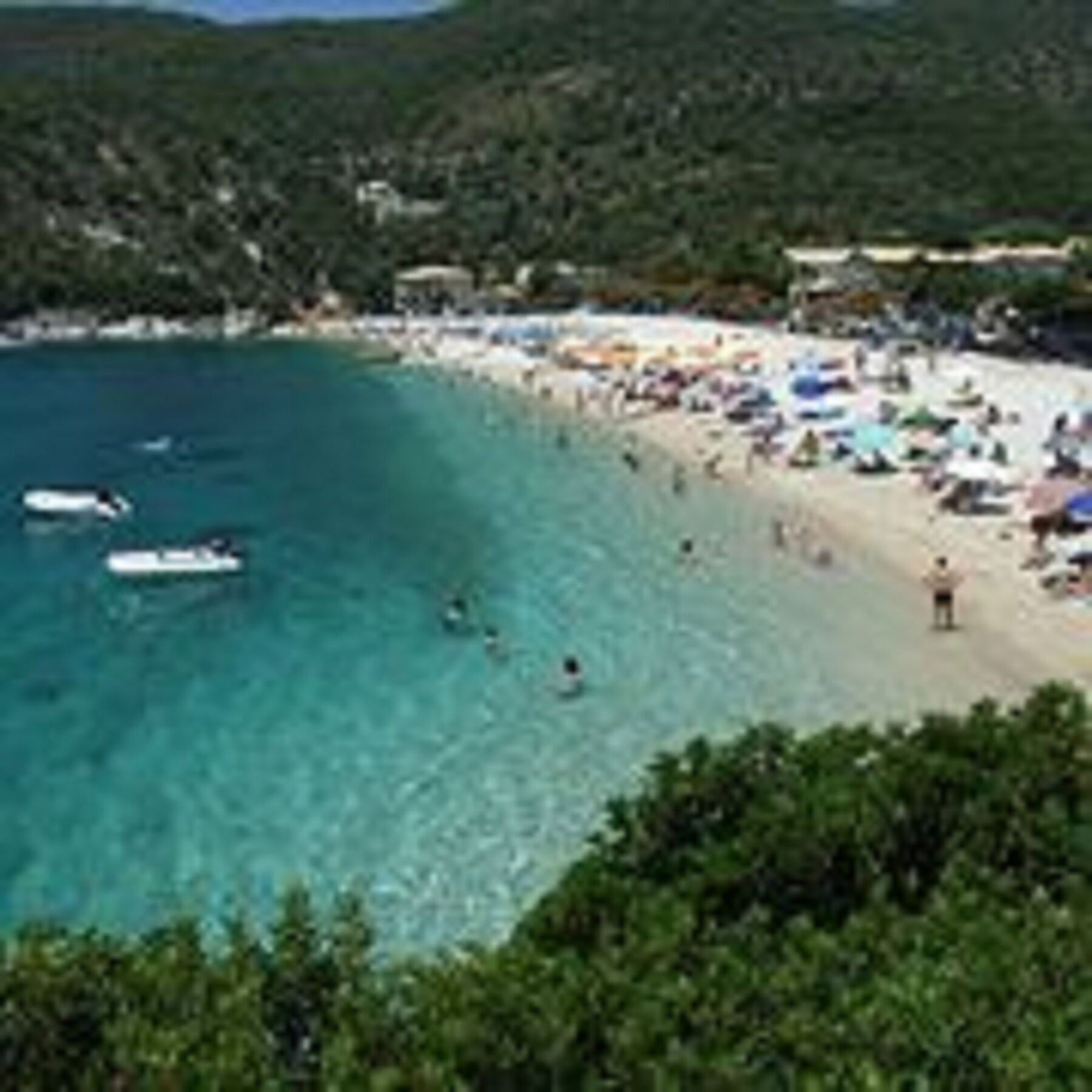 Rouda Bay Beach Hotel Mikros Gialos Bagian luar foto