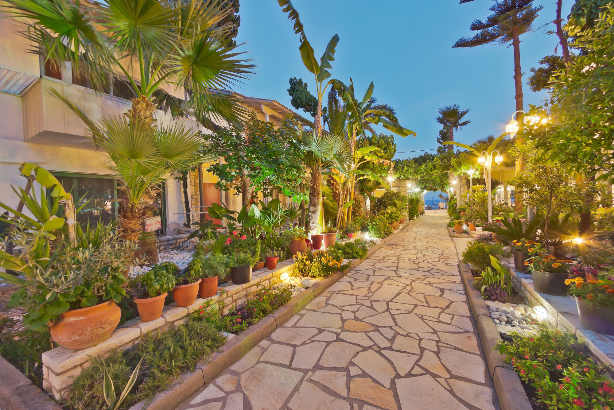 Rouda Bay Beach Hotel Mikros Gialos Bagian luar foto