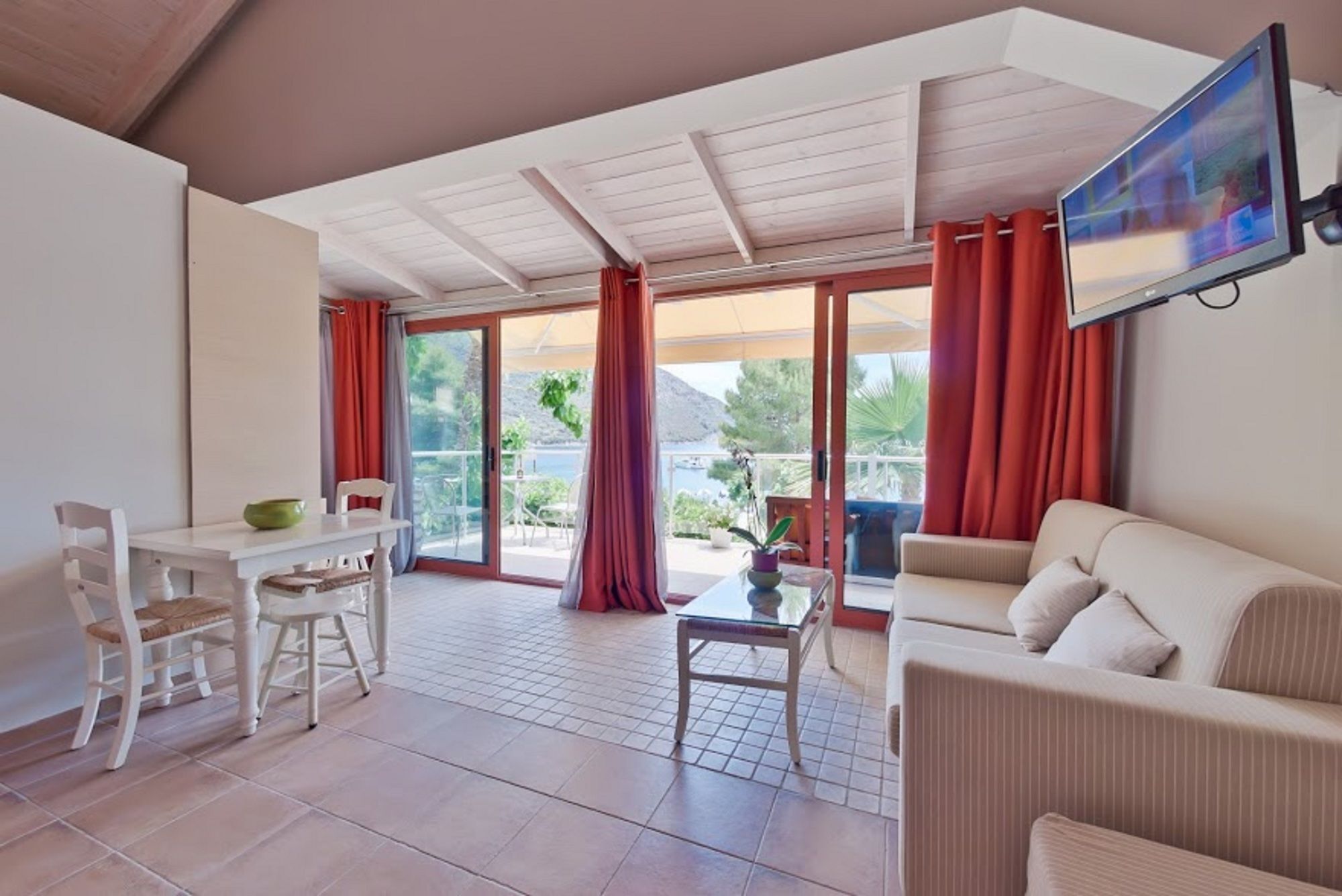 Rouda Bay Beach Hotel Mikros Gialos Bagian luar foto