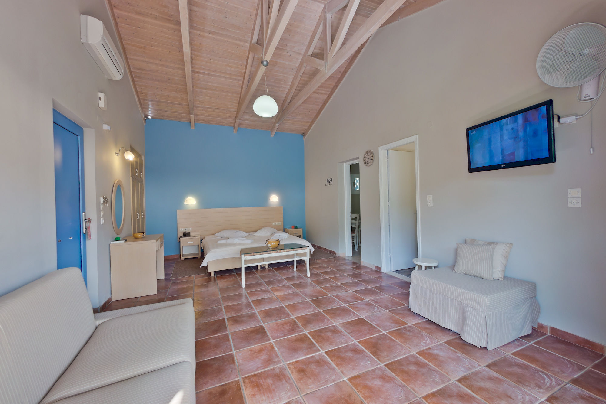 Rouda Bay Beach Hotel Mikros Gialos Bagian luar foto