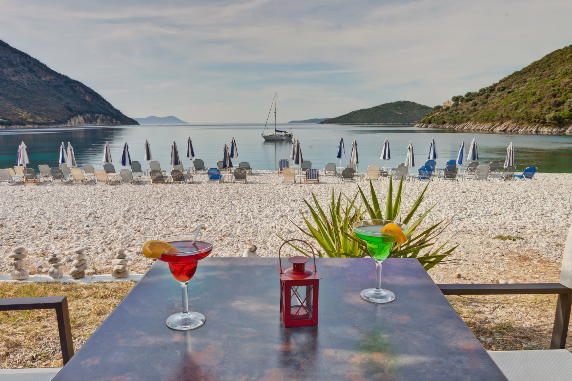 Rouda Bay Beach Hotel Mikros Gialos Bagian luar foto