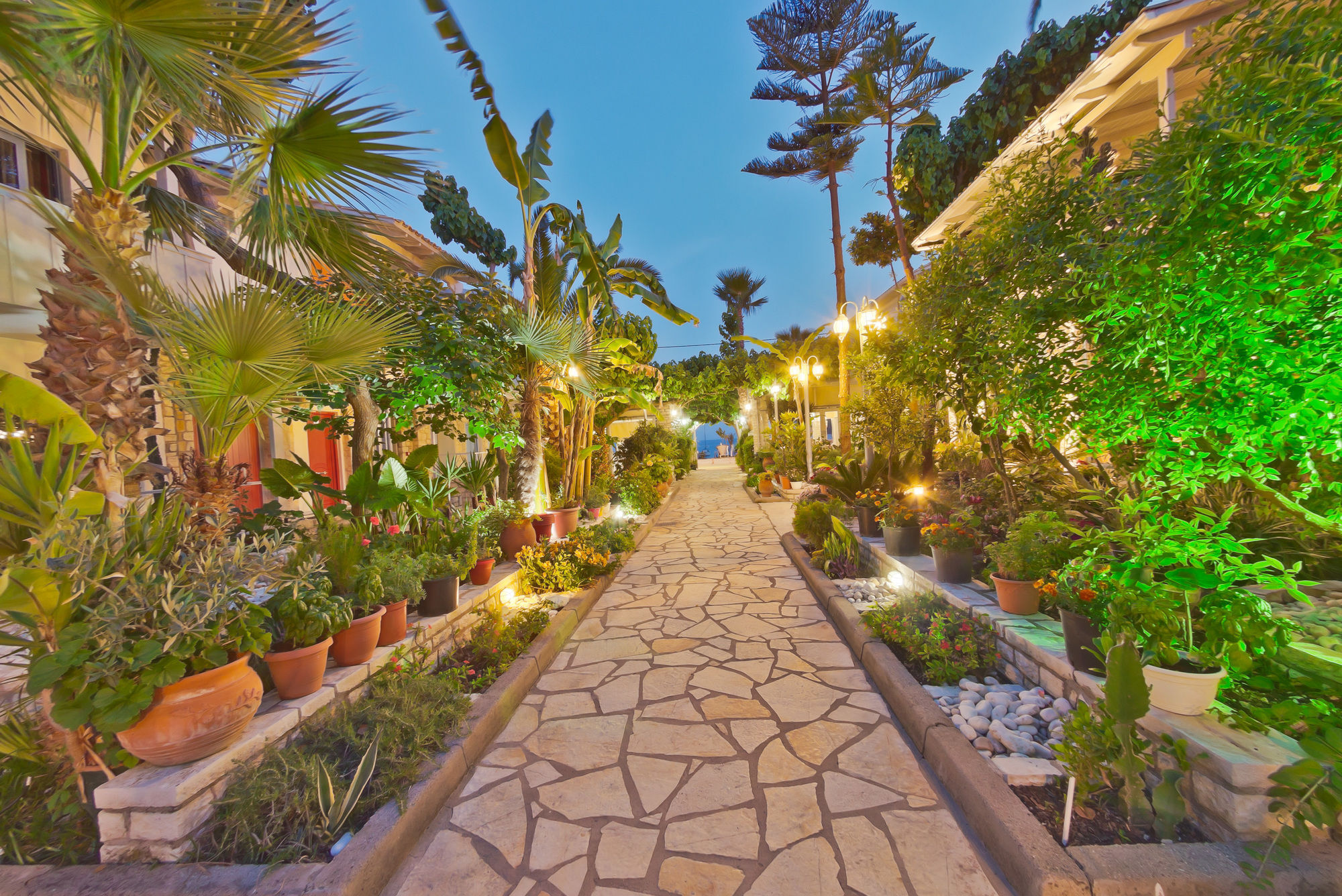 Rouda Bay Beach Hotel Mikros Gialos Bagian luar foto