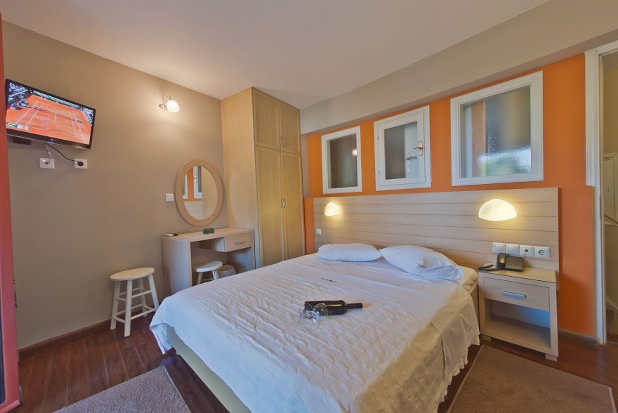 Rouda Bay Beach Hotel Mikros Gialos Bagian luar foto
