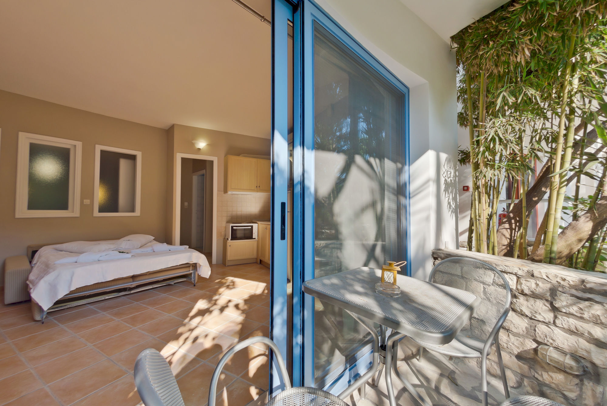 Rouda Bay Beach Hotel Mikros Gialos Bagian luar foto